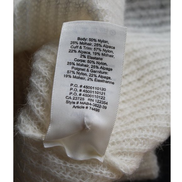 Wilfred Front To Back Cardigan / Size XS / Birch Mohair Alpaca Aritzia V-Neck - Picture 12 of 12